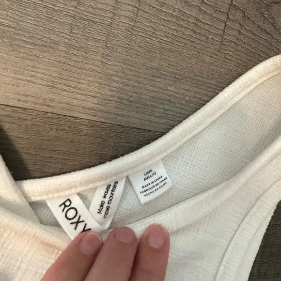 Roxy white crop top - Picture 4 of 6